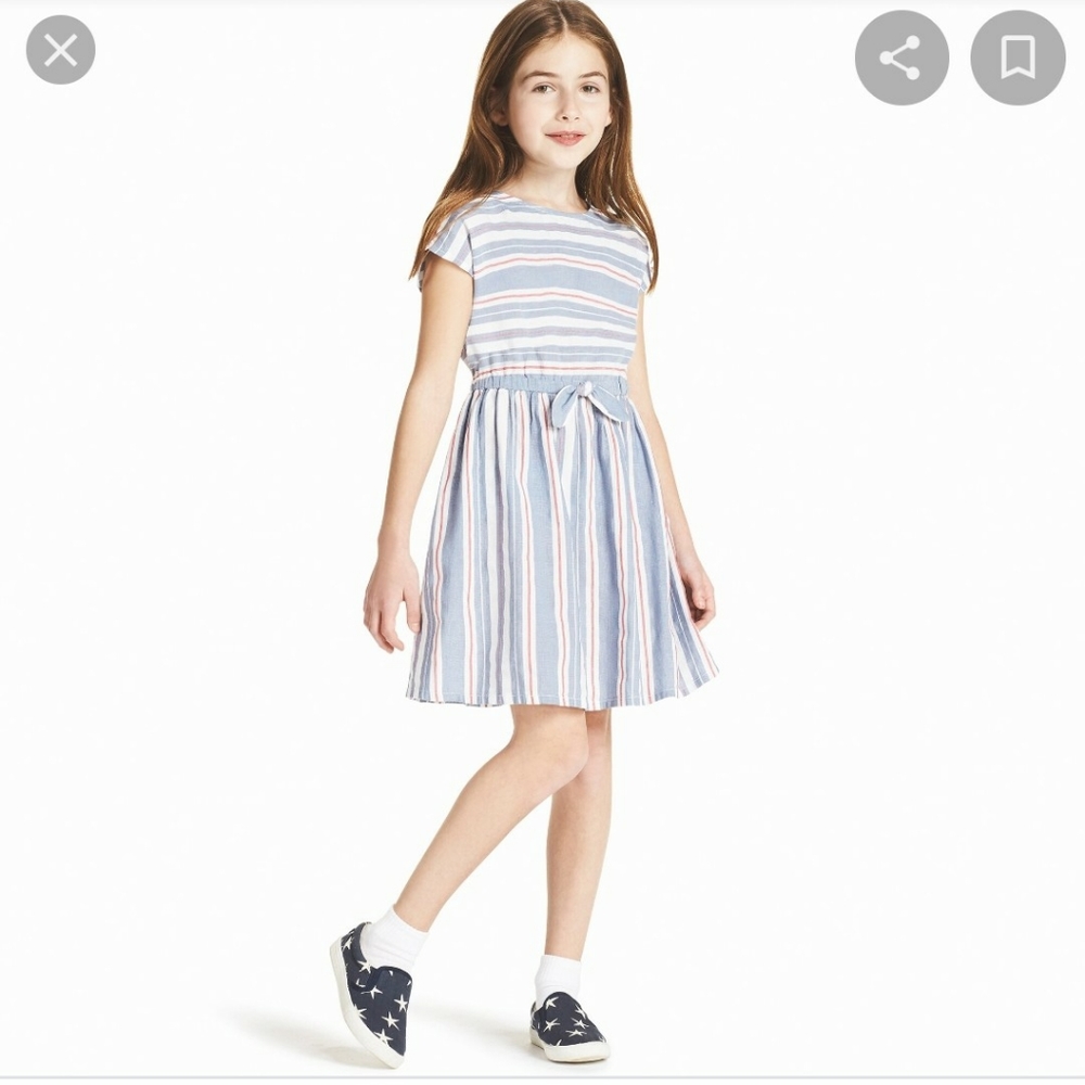 Uniqlo Girls Stripe Dress